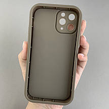 Чохол для Apple iPhone 11 Pro з бортами з принтом Україна на телефон айфон 11 про коричневий q06t, фото 2