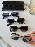 Стильні сонцезахисні окуляри з металевою оправою