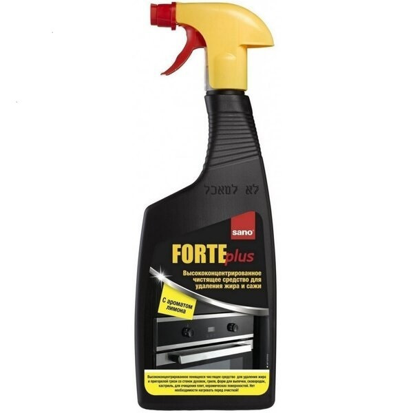 Засіб для видалення жиру та пригорілого бруду Sano Forte plus Лимон 750 мл