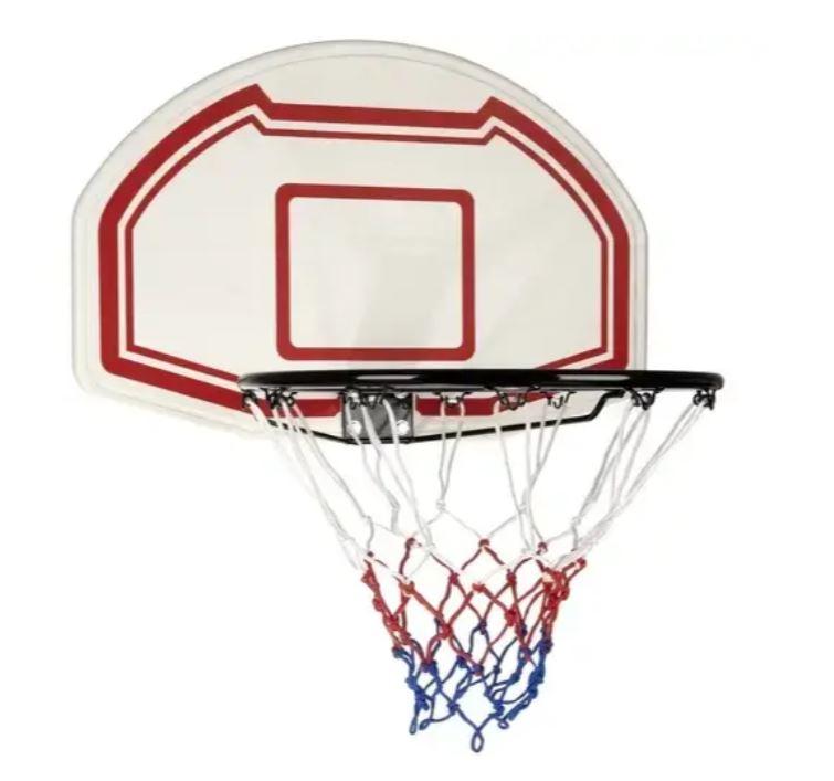 Підвісний баскетбольний щит із кільцем Розмір 73 x 49 см. Діаметр — 45 см. Trizand 24335. Польща