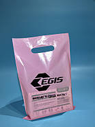 Іміджеві пакети з логотипом Пакет банан поліетиленовий рожевий салатовий бірюзовий 20х30 см до 3 кг, фото 4