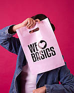 Іміджеві пакети з логотипом Пакет банан поліетиленовий рожевий салатовий бірюзовий 20х30 см до 3 кг, фото 2