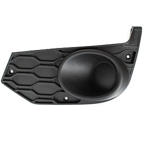 Iveco Daily VI 2014-  решітка переднього бампера, ЧОРНА ліва, без туманок арт DA-32136