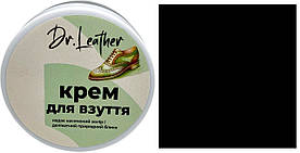 Кольорова крем-паста для взуття 80 мл."Dr.Leather", колір Чорний
