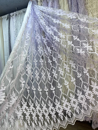 Тюль фатинова шинель заввишки 2,8 м. біла, фото 1
