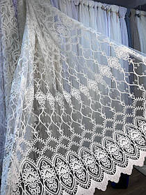 Тюль фатинова шинель заввишки 2,8 м. кремовий