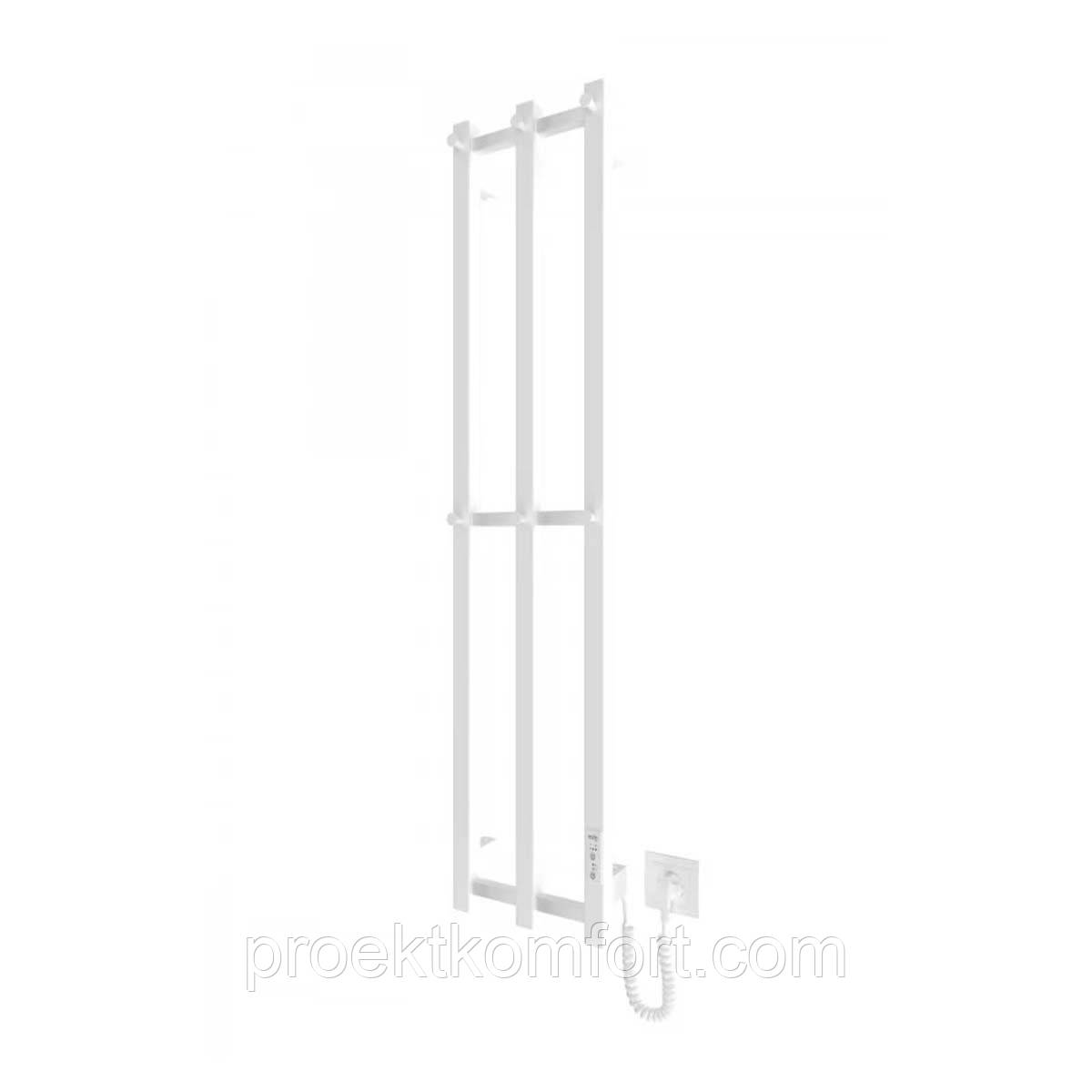 Рушникосушарка електрична 1170х250 Mario HF Slim з таймером, біла, гарантія