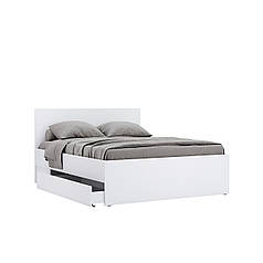 Ліжко Тіbо 1,6х2,0 Супер Мат Білий з ящиками без каркасу