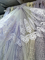 Тюль фатинова шинель заввишки 2,8 м. біла, фото 4