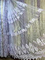 Тюль фатинова шинель заввишки 2,8 м. біла, фото 3