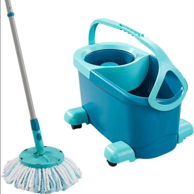 Швабра з відром, комплект для прибирання Leifheit Clean Twist Disc Mop Ergo з телескопічною ручкою