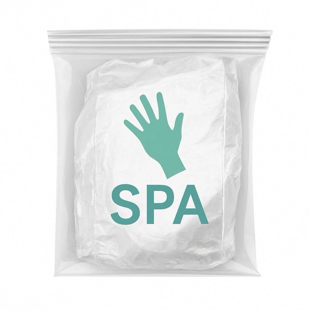 SPA рукавички YaM8 з кератином і колагеном – для японського манікюру, 2 комплекти (4 шт.), фото 1