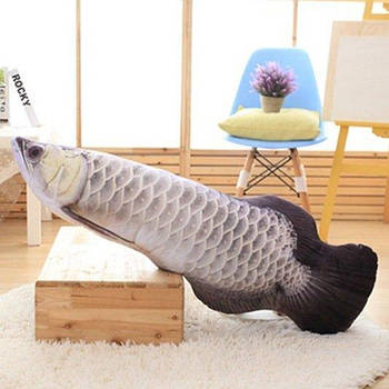 М'яка іграшка Дракон-риба срібна, 30см IA64 G-Rich