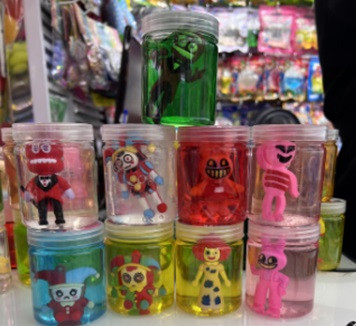 Антистрес C28602 слайм 7,5 см, 12 шт дисплей-бокс, фото 1