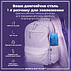 Пляшка для води ION8 1000 мл. BPA Free, Times To Drink, (ЕКО пляшка) BPA Free, Blue & Pink, фото 6
