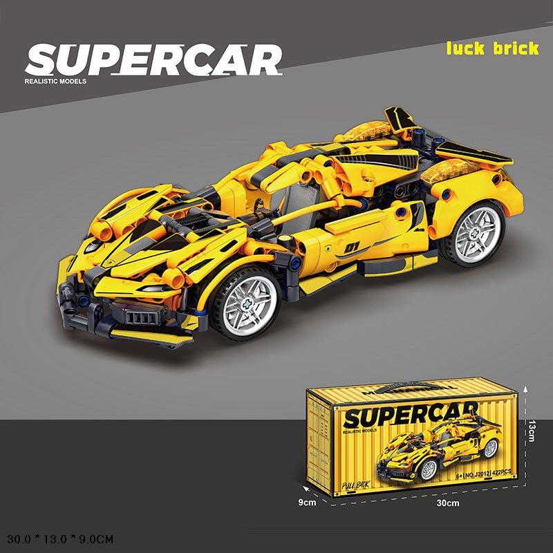 Ігровий набір J2012C із машинкою pull back, фото 1