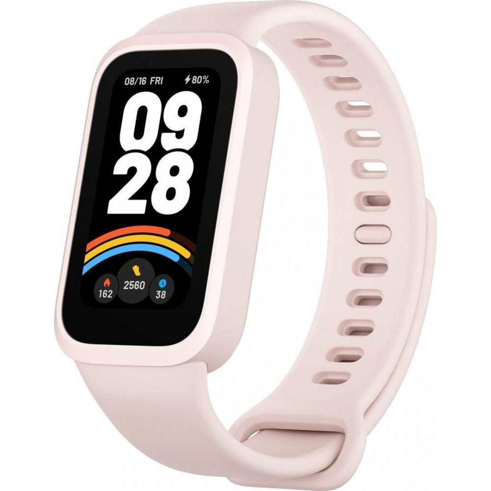 Фитнес-браслет Xiaomi Mi Smart Band 9 Active Pink (BHR9917GL); 1.47" (320x172) TFT сенсорный / Bluetooth 5.3 / 5 ATM / 300 мАч / 4