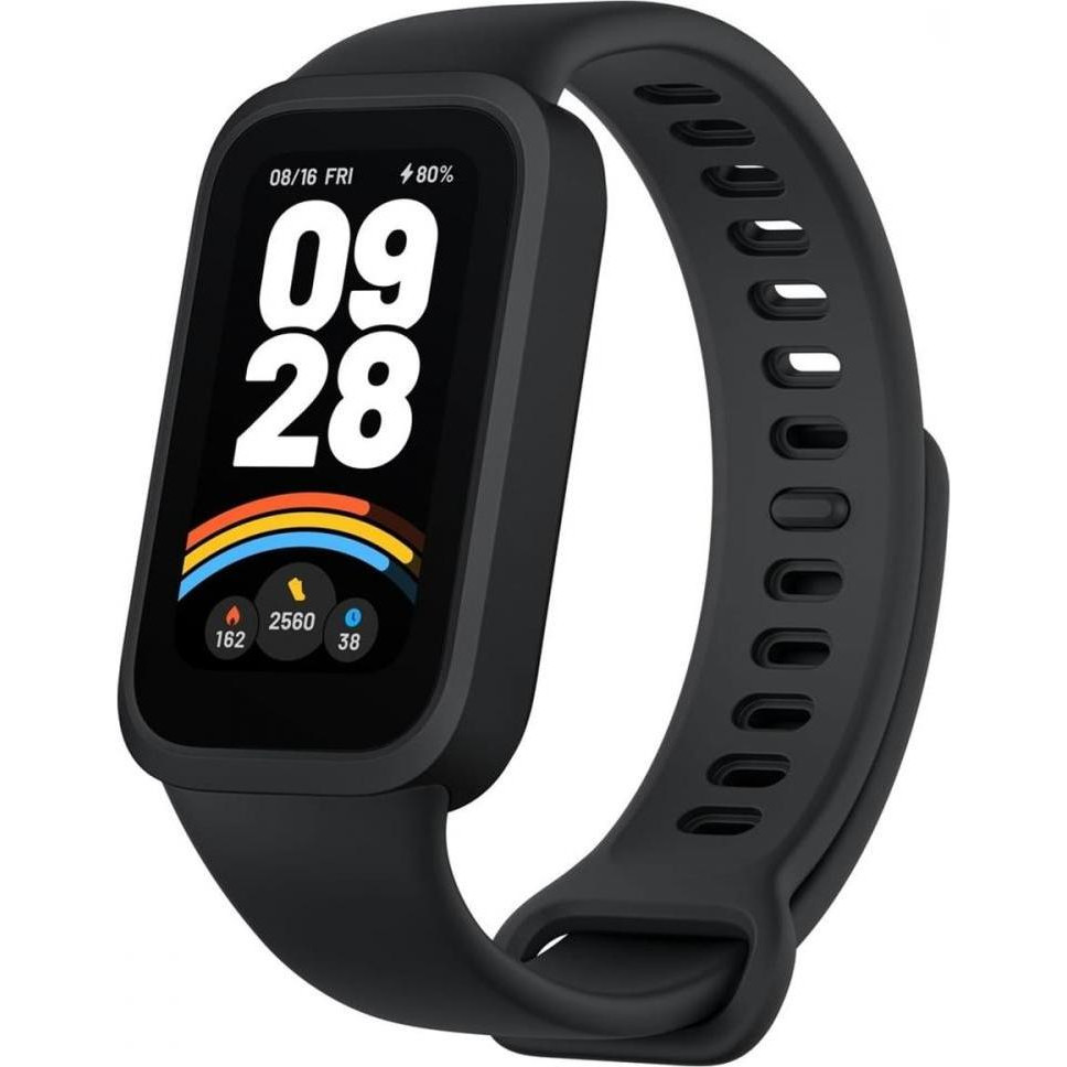 Фитнес-браслет Xiaomi Mi Smart Band 9 Active Black (BHR9444GL); 1.47" (320x172) TFT сенсорный / Bluetooth 5.3 / 5 ATM / 300 мАч /