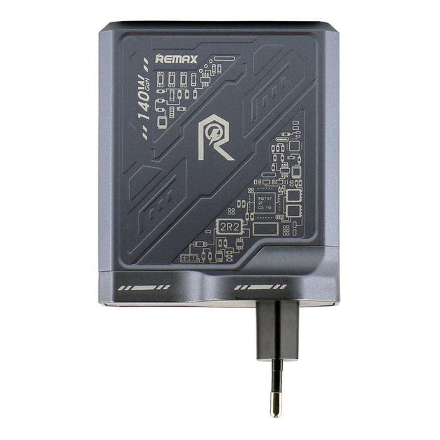 Мережевий зарядний адаптер Remax RP-U106 GaN 140W