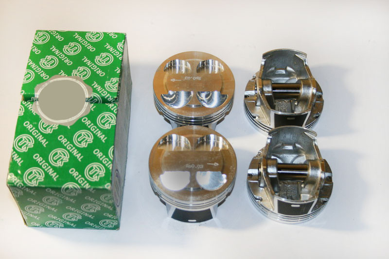 Поршні 2170 82.5 E глиб. з пальцем (4 шт) комплект поршнів, поршень циліндра, фото 1