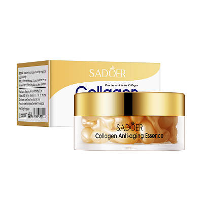 Капсули для обличчя Sadoer Collagen Anti-Aging колаген проти зморщок у капсулах 30 штук