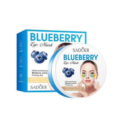 Патчі для очей Sadoer BlueBerry з екстрактом чорниці (60 штук, 30 пар) NEW!