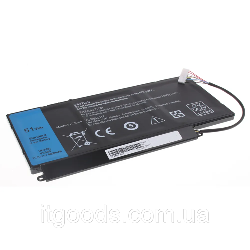 Батарея для ноутбука Dell VH748 51Wh Inspiron 14 5439 Ins14zD-3526 Ins14zD-3528 | Vostro 5460 5470 5560