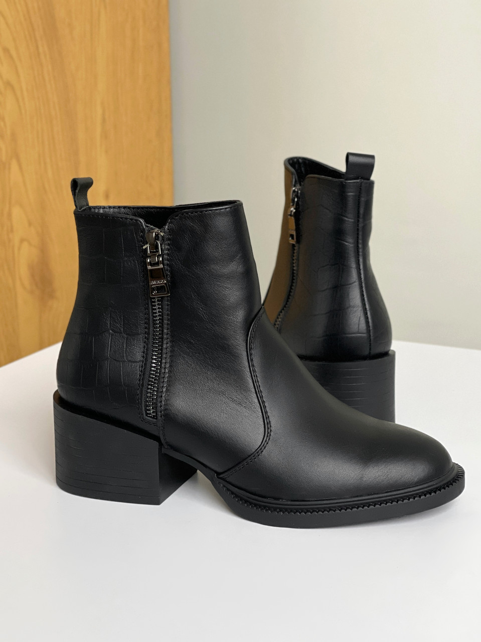 Осінні черевики з натуральної шкіри, фото 1