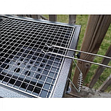 Портативний мангал-гриль BBQ TL-670 — складаний металевий барбекю для пікніка, дачі, подорожей, фото 2