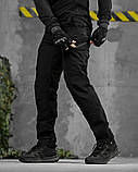 Тактичний Костюм Літній 8в1 TIRAN Чорний Поліція з додатковими аксесуарами ДЛ6514 ТМ, фото 7