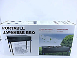 Портативний мангал-гриль BBQ TL-670 — складаний металевий барбекю для пікніка, дачі, подорожей, фото 4