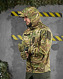 Польова Куртка Літня DEVIL Мультикам з карманами та липучками під шеврони ДЛ6597 ТМ, фото 4