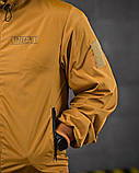Легка Вітрівка куртка з Принтом Oblivion Defensive плащівка Койот ДЛ6591 ТМ, фото 5