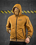 Легка Вітрівка куртка з Принтом Oblivion Army плащівка Койот ДЛ6592 ТМ, фото 2