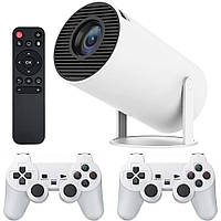 Проектор з 2 джойстиками та пультом, WiFi, Bluetooth, M300 MAX DS