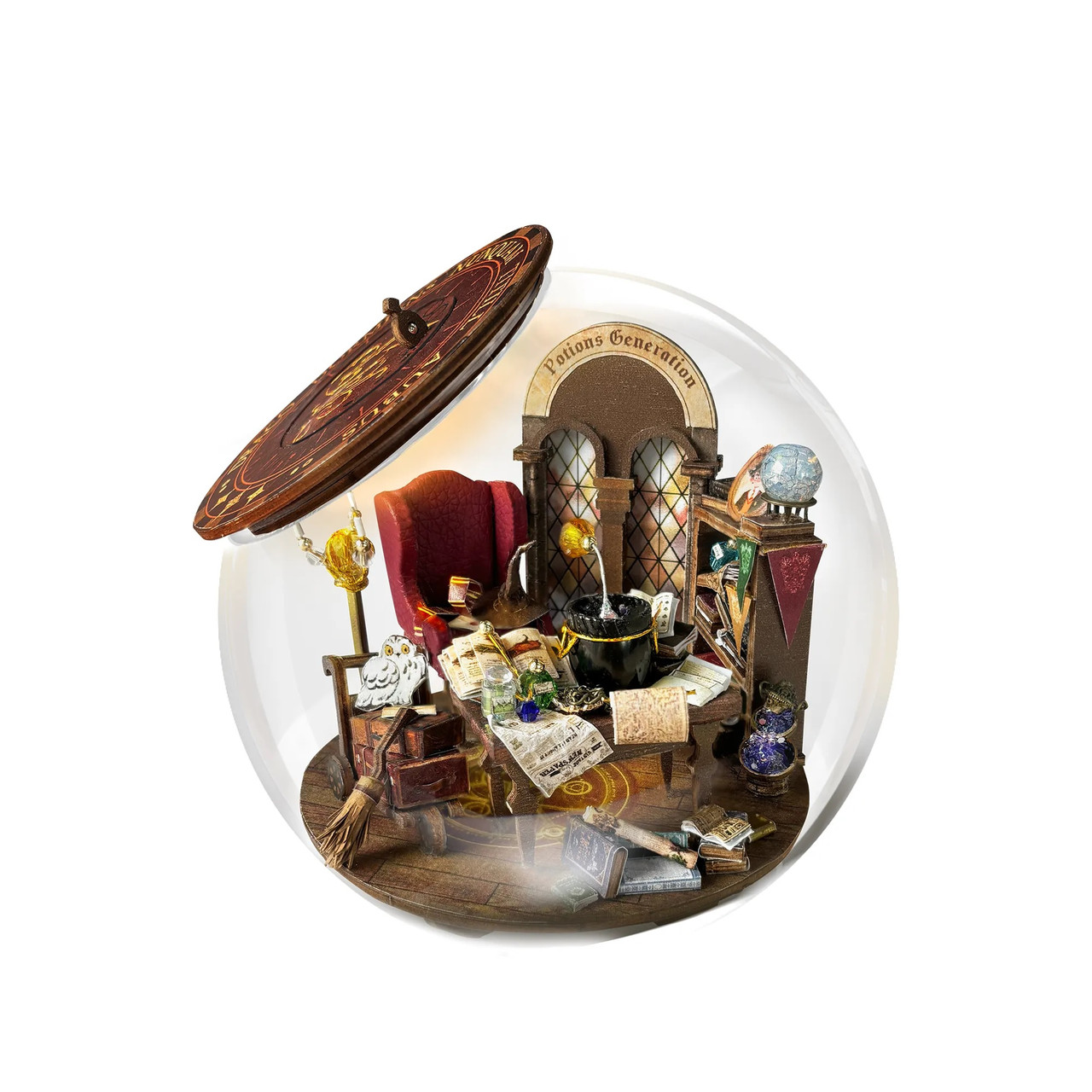 Румбокс Містична гіперпросторова куля Підземний замок зілля Underground Potion Castle DIY Miniature Dollhouse Kit WQ-01