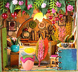 Румбокс Квіткова спальня Flower Bedroom DIY Miniature Dollhouse Kit MN-001, фото 8