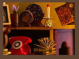 Румбокс Полювання за скарбами Treasure Hunting Diorama Kit DIY Miniature Dollhouse Kit K-077, фото 4