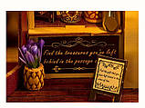 Румбокс Полювання за скарбами Treasure Hunting Diorama Kit DIY Miniature Dollhouse Kit K-077, фото 6