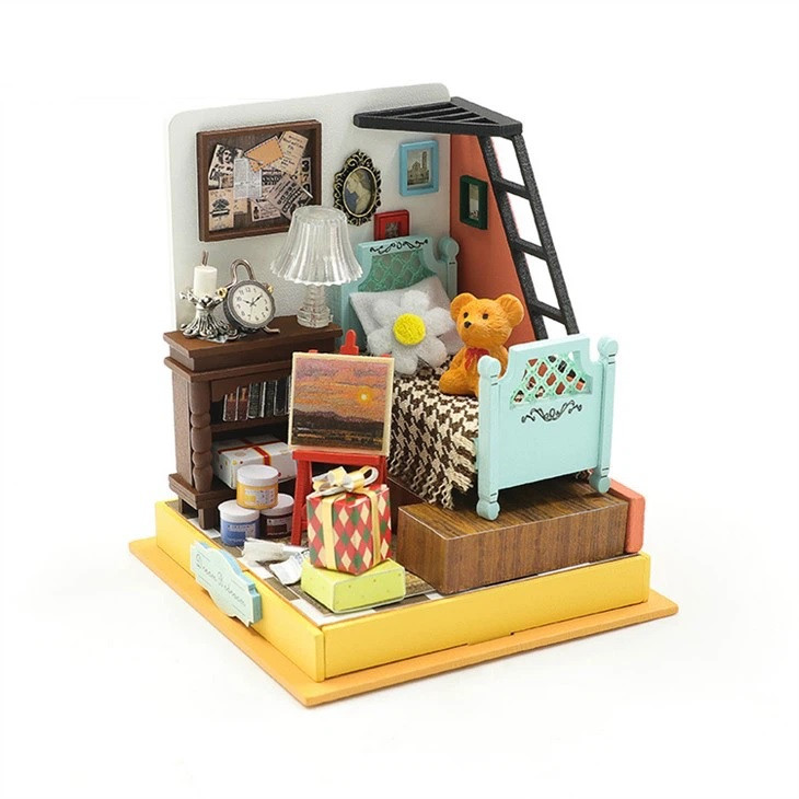 Румбокс Конструктор 3D Спальня мрії DIY Dream Bedroom S2302, фото 1