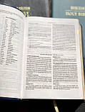 Паралельна українсько-англійська Біблія шкіра чорного кольору 16.5х24 см Parallel Ukrainian-English Bible, фото 5
