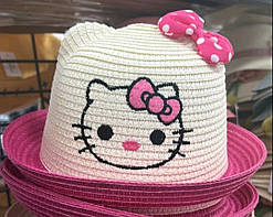 Капелюх для дівчинки Hello Kitty 3-6 років. Панамка для дівчинки