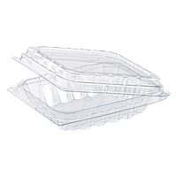 Упаковка під ягоди поліпропіленова на 125 гр із поєднаною кришкою 143х96х35 TL4-125/36 50 шт/уп.