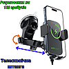 Автомобільний тримач телефону з бездротовою зарядкою в машину поворотний 360 на панель або скло Acefast, фото 3