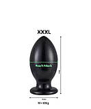 Силіконова пробка з присоском великого розміру XXXL, фото 6