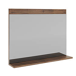 Прямокутне настінне дзеркало 90*69 см модерн у передпокій коридор Хелен Світ Меблів дуб ліворно/білий лак