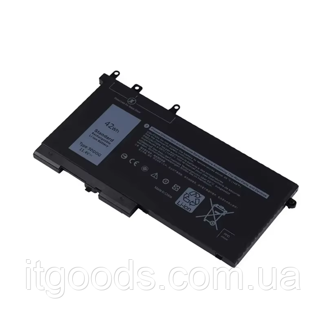 Акумуляторна батарея Dell 3DDDG / 03VC9Y 11.4V 42Wh Latitude E5280 E5288 E5480 E5590 / Precision M3520 M3530