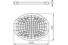 Дитячі гойдалки Гніздо OVAL NEW 108 x 83 см, фото 6