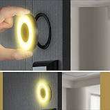 Міні-магнітний кільцевий світильник для селфі на акумуляторі тепле холодне світло, фото 5