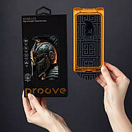 Міцне захисне скло для iPhone 15 Pro Max з боксом для поклейки PROOVE Achilles Installation Box, фото 8